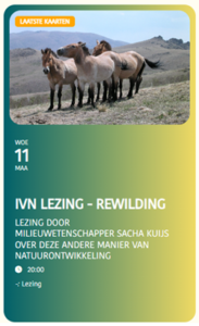 IVN-lezing rewilding in Verhalenhuis Haarlem
